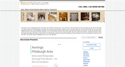 Desktop Screenshot of decorlinen.com
